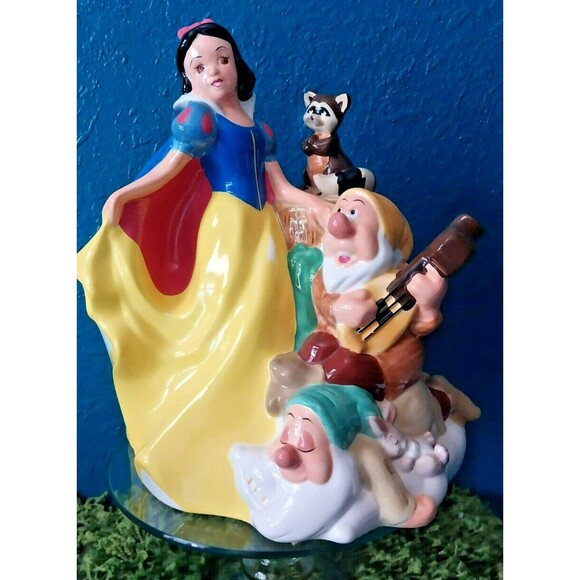 Walt Disney's Snow White And The Seven Dwarfs Teapot By Treasure Craft - Picture 1 of 14